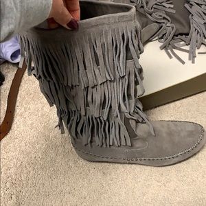 LC Lauren Conrad Shoes - Fringe boots LC Lauren Conrad Shoes - Fringe boots